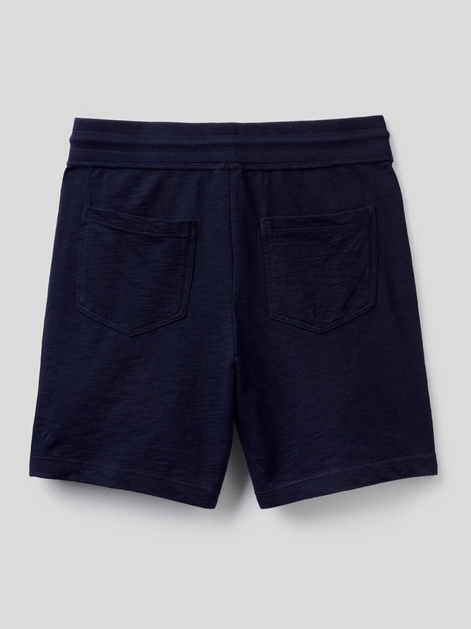 Bermudas de felpa con cordón de ajuste image number 2
