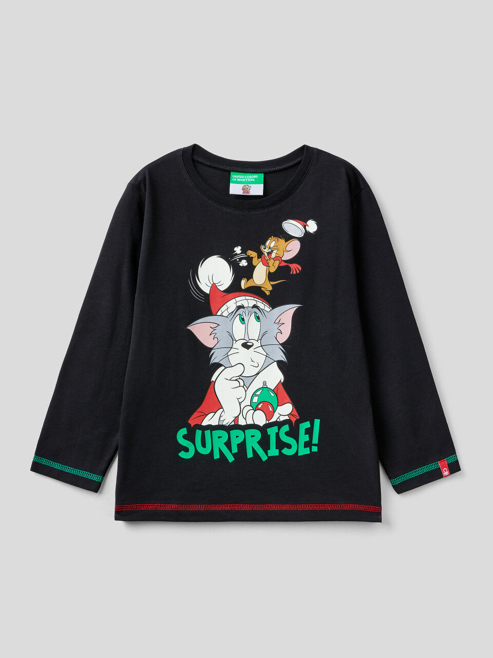 Camiseta de Tom & Jerry navideña