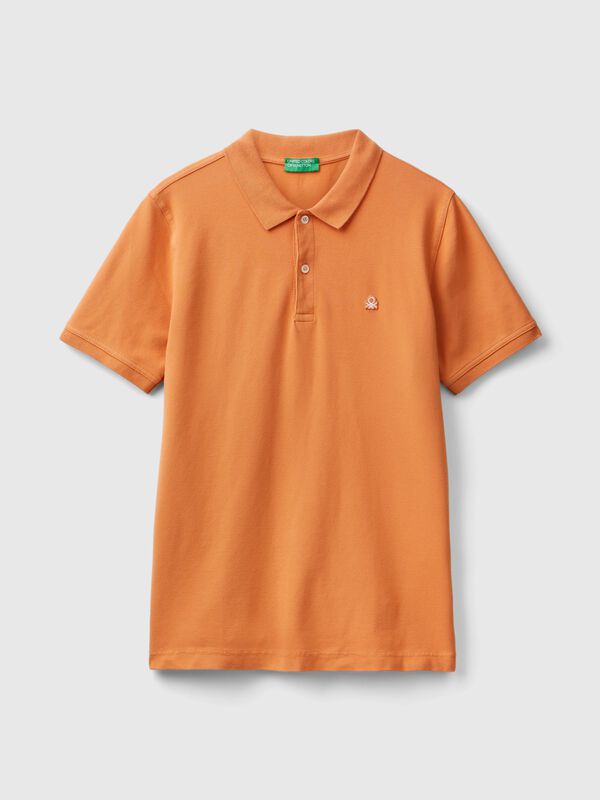 Polo ámbar slim fit Hombre
