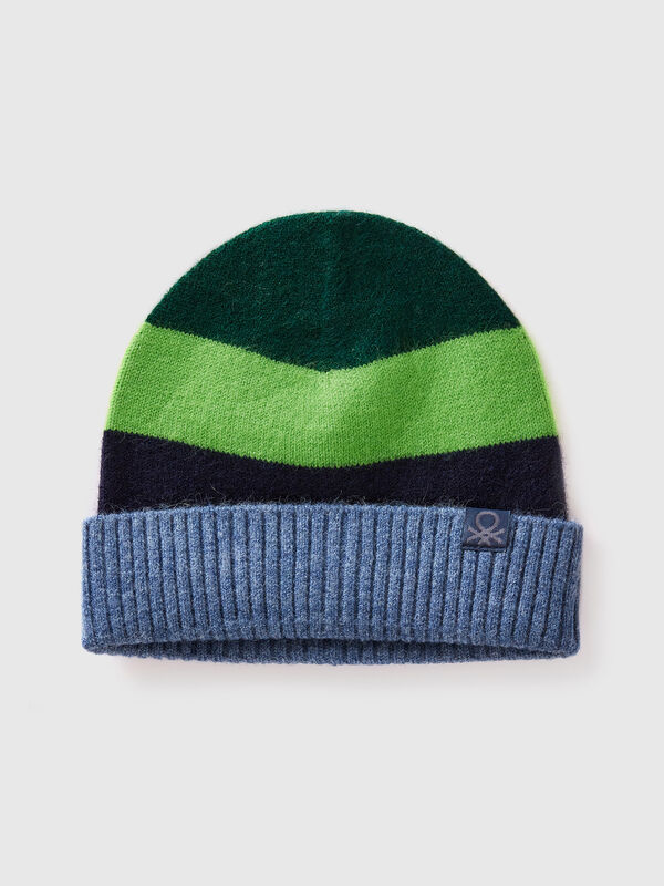 Gorro de rayas multicolores Niño
