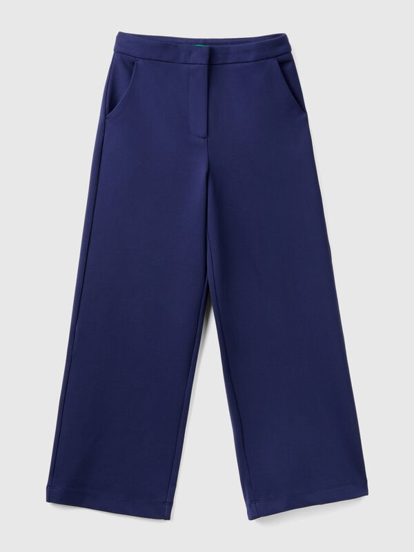 Pantalones palazzo en mezcla de viscosa Niña
