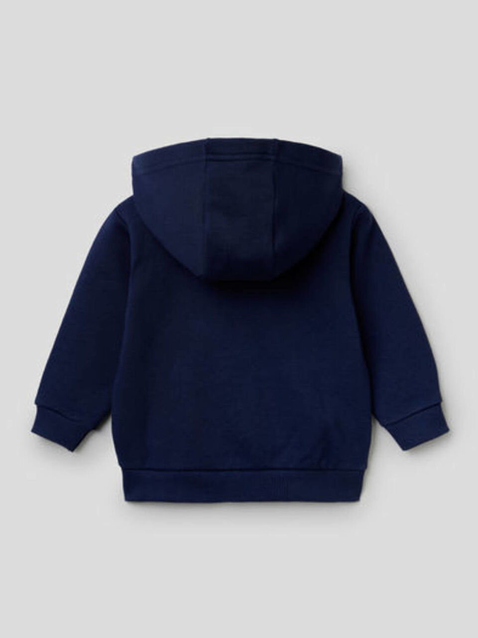 Sudadera de algodón orgánico con cremallera y capucha image number 2