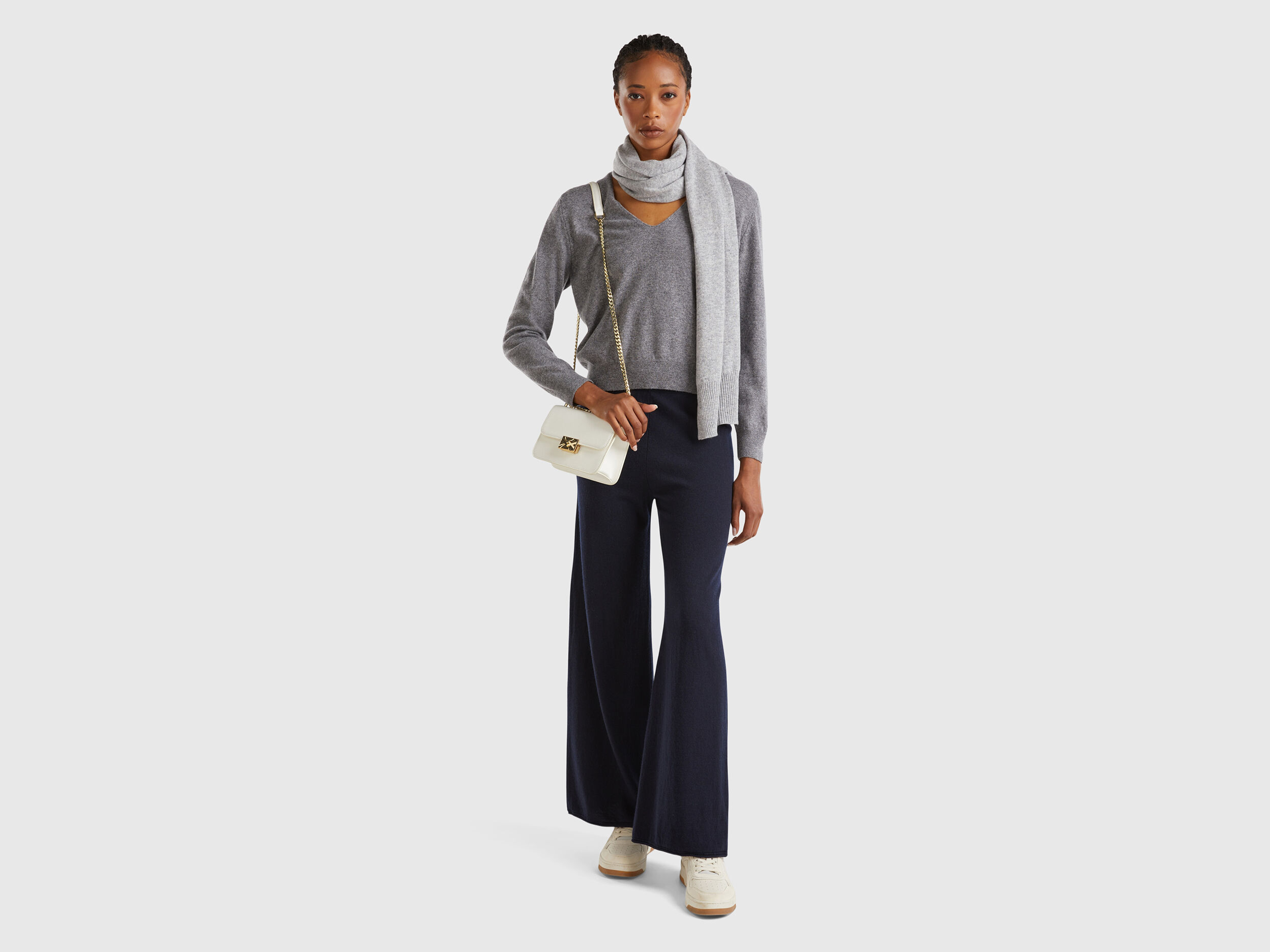 Pantaloni lana benetton online