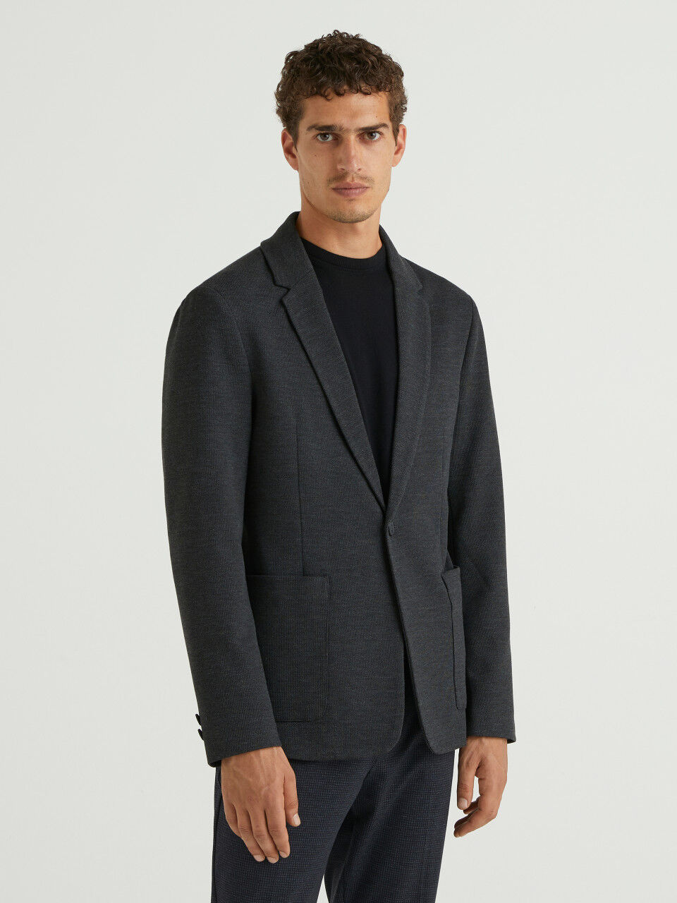 Abrigo discount benetton hombre