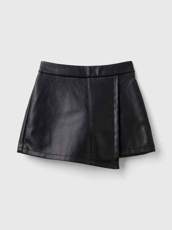Falda pantalón de tejido revestido Niña