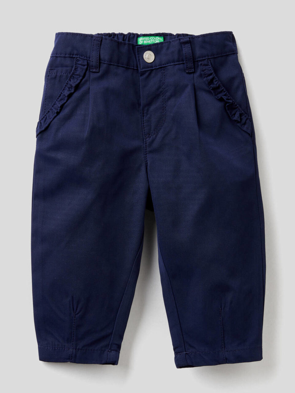 Pantalón con pequeños volantes image number 1