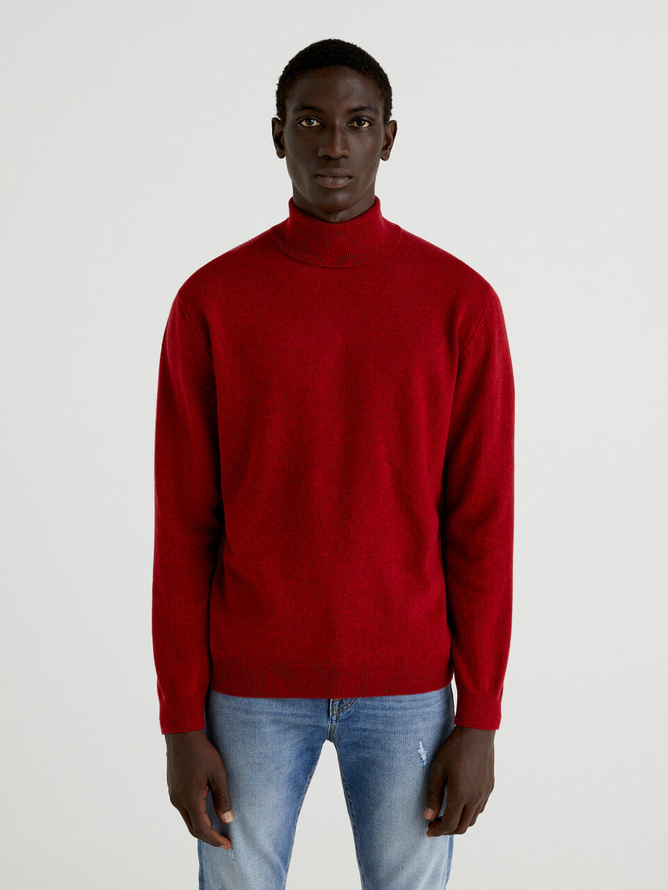 Polo cuello alto hombre online