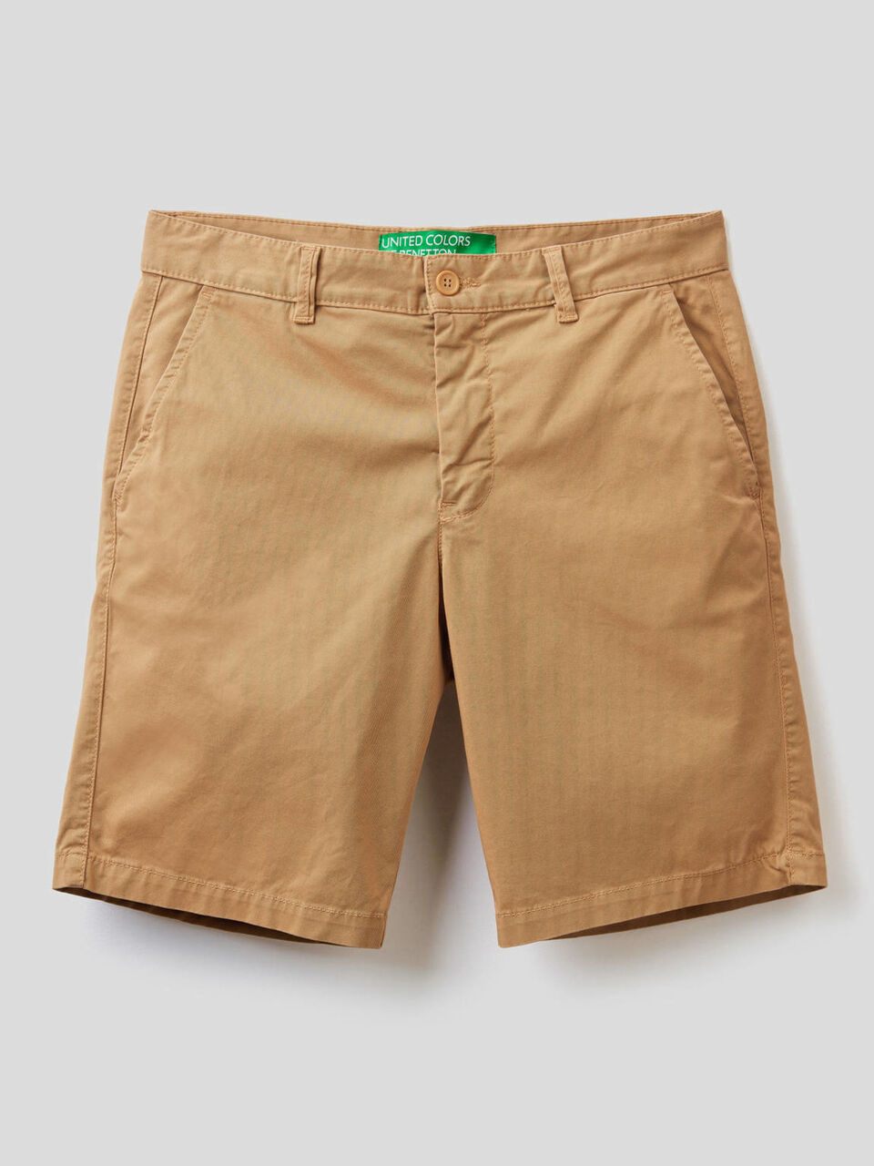 Bermudas chinos de algodón elástico image number 1