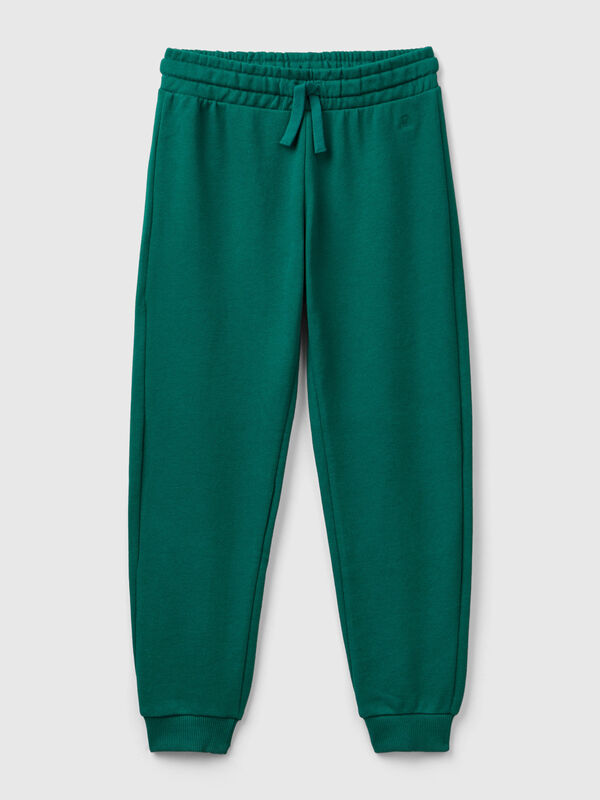 Pantalón de felpa con logotipo Niña