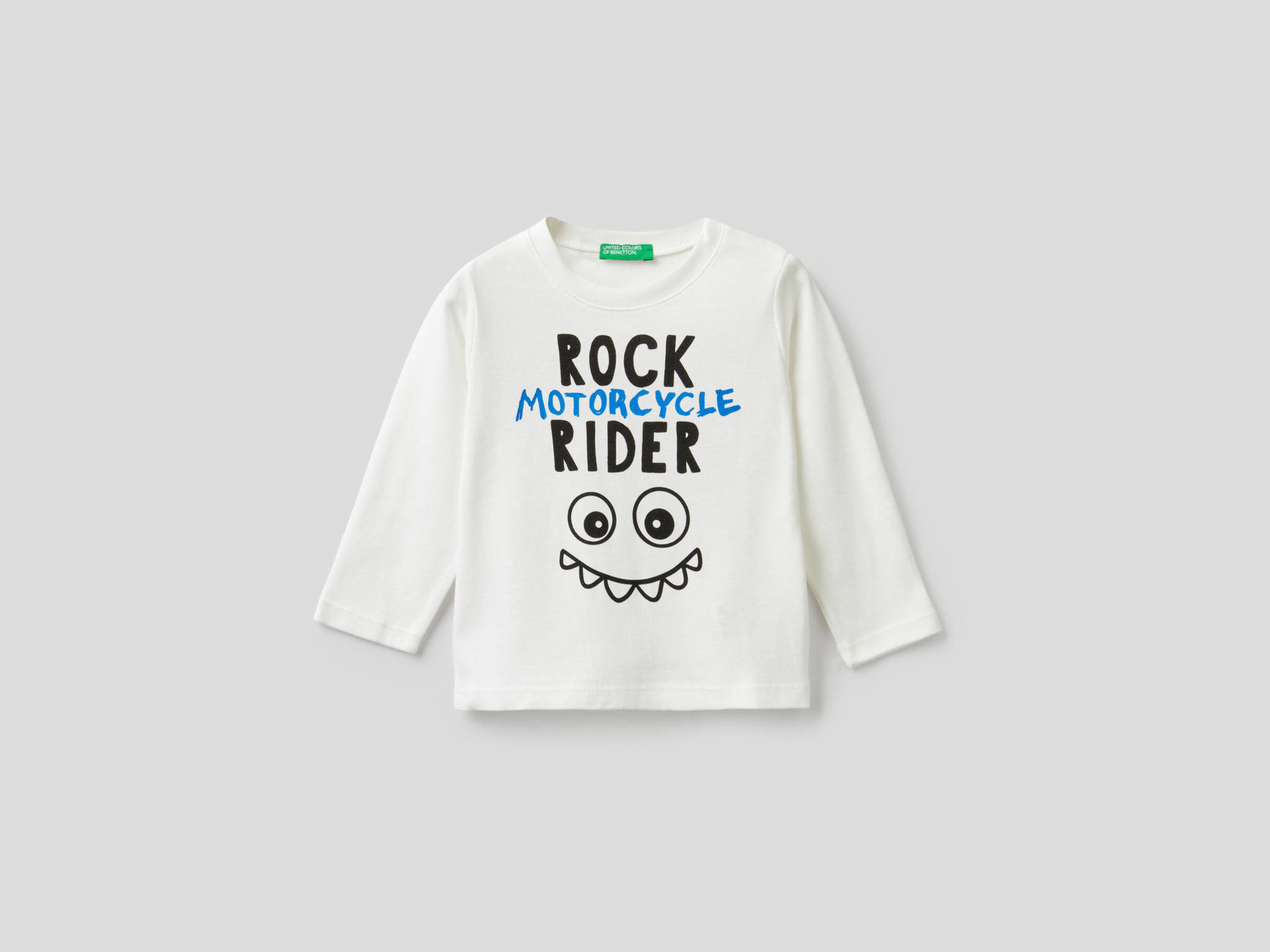 Camiseta de manga larga con estampado de eslogan image number null