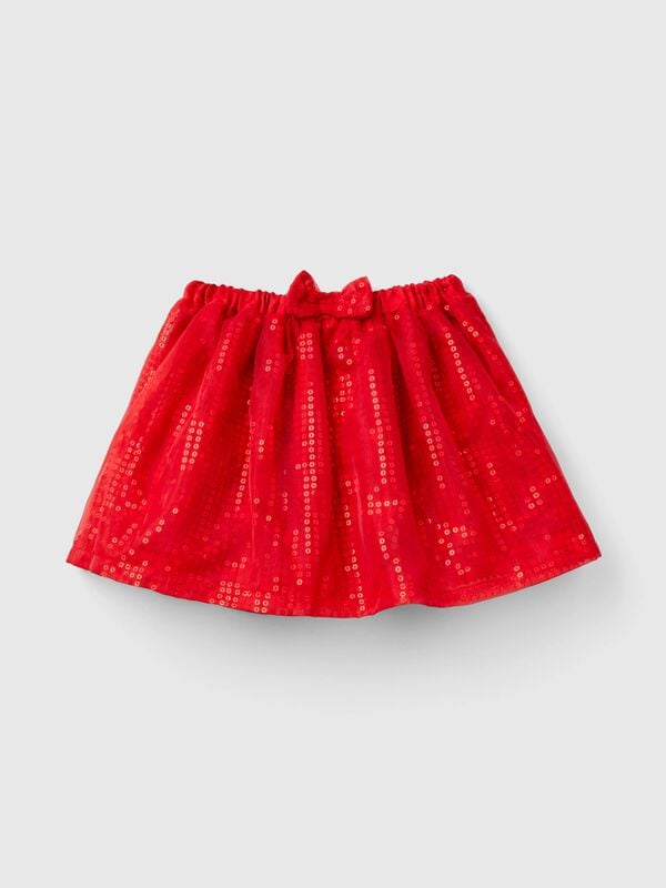 Falda de tul con lentejuelas Niña