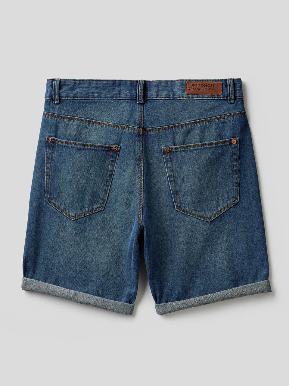 Bermudas en denim de 100 % algodón image number 2