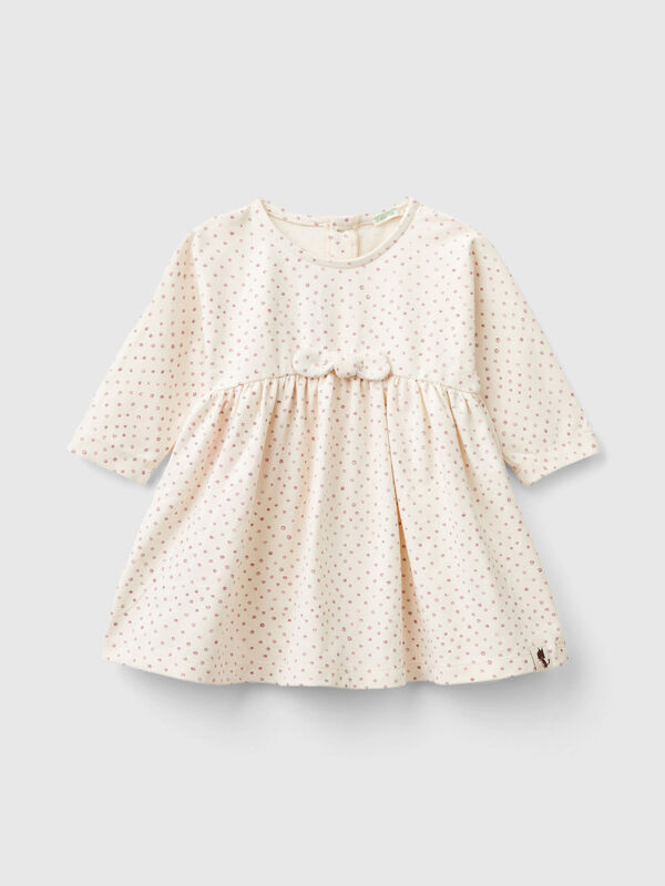 Vestido estampado con lazo Recién nacidos