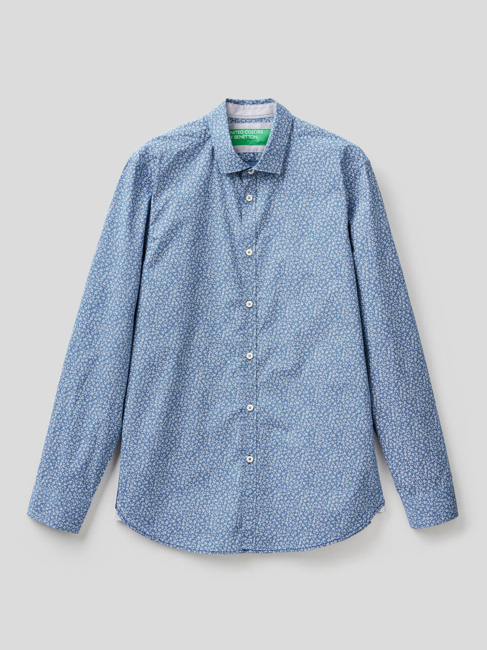 Camisa slim fit estampada image number 1