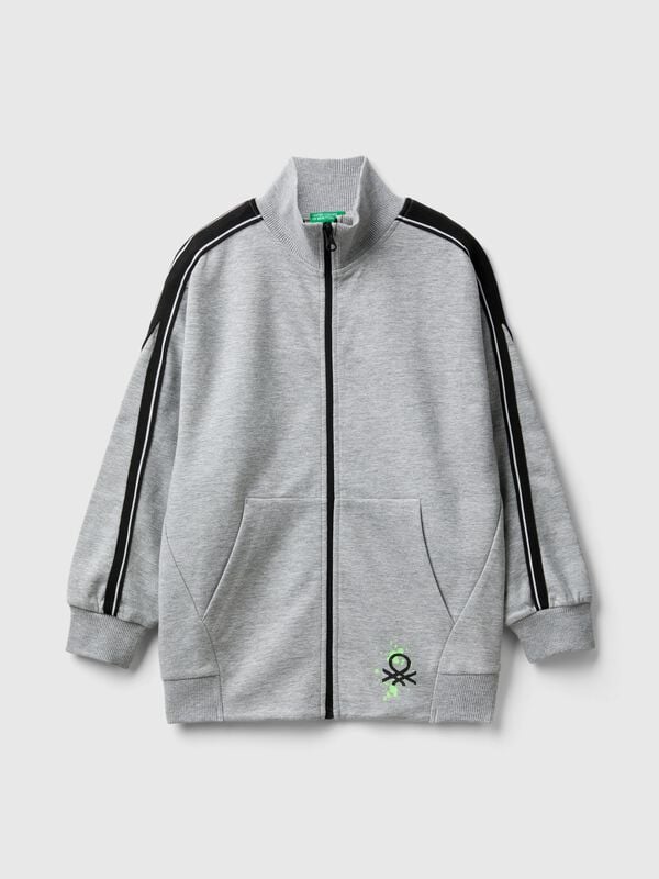 Sudadera de cuello alto con estampado de grafiti Niño