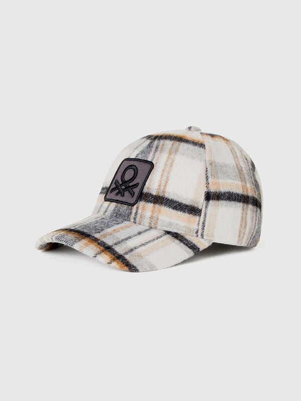 Gorra de béisbol de tartán Niño
