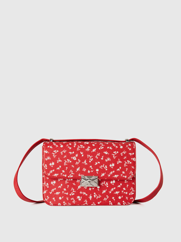 Be Bag grande rojo con estampado de flores Mujer