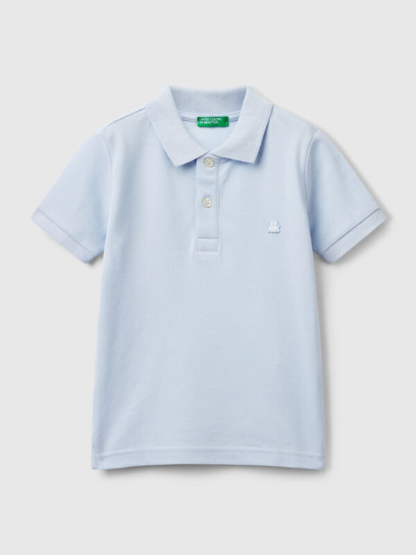 Polo de manga corta en puro algodón Niño