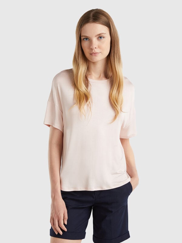 Camiseta de viscosa elástica Mujer
