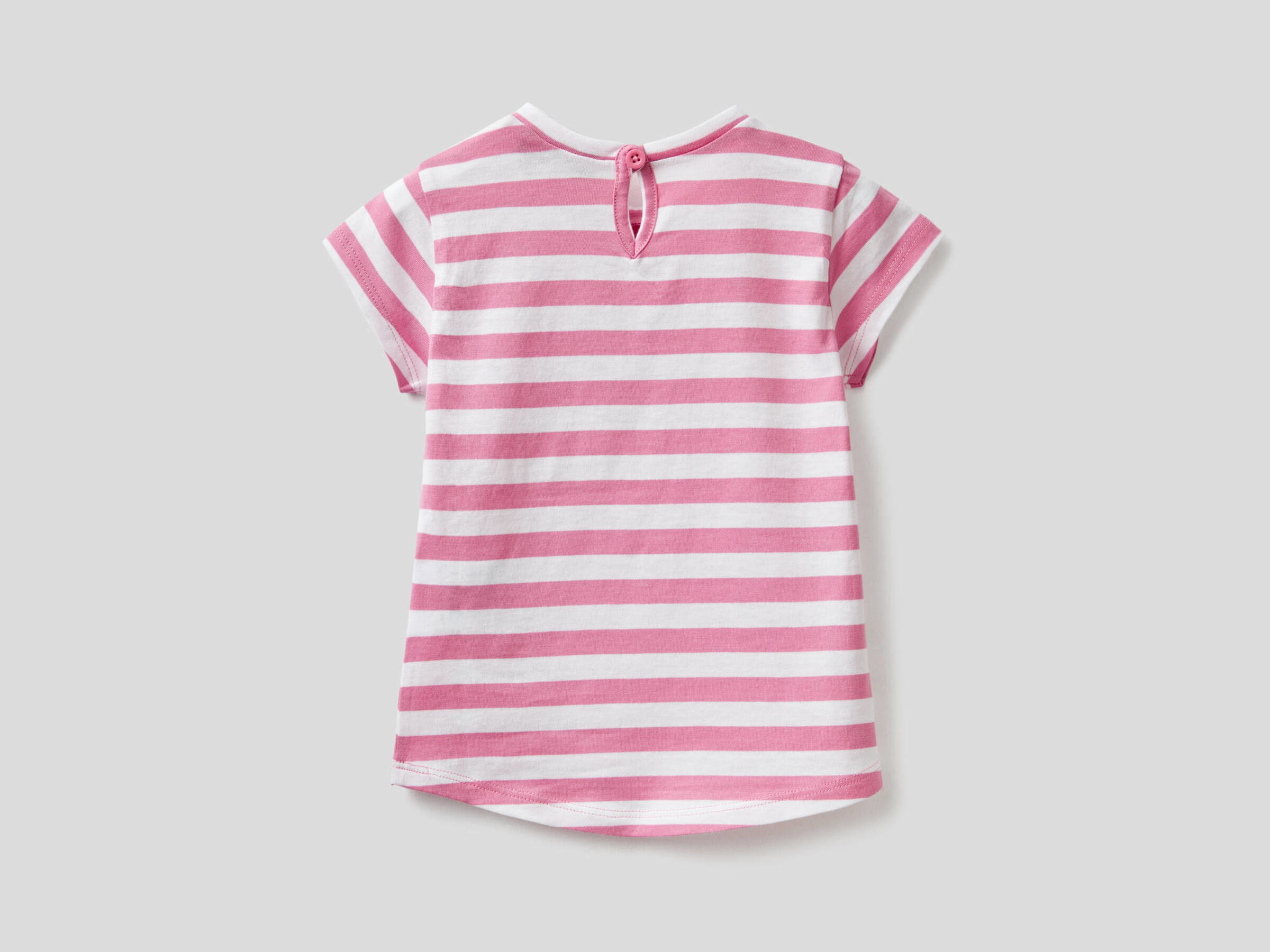 Camiseta de rayas de 100% algodón image number null