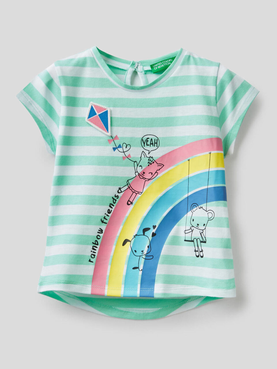 Camiseta de rayas de 100% algodón image number 1