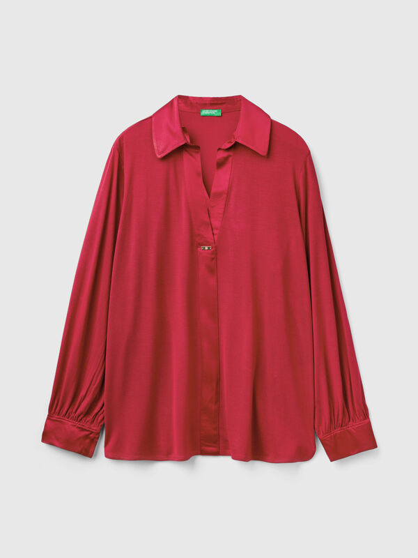 Camisa de Modal y seda Mujer