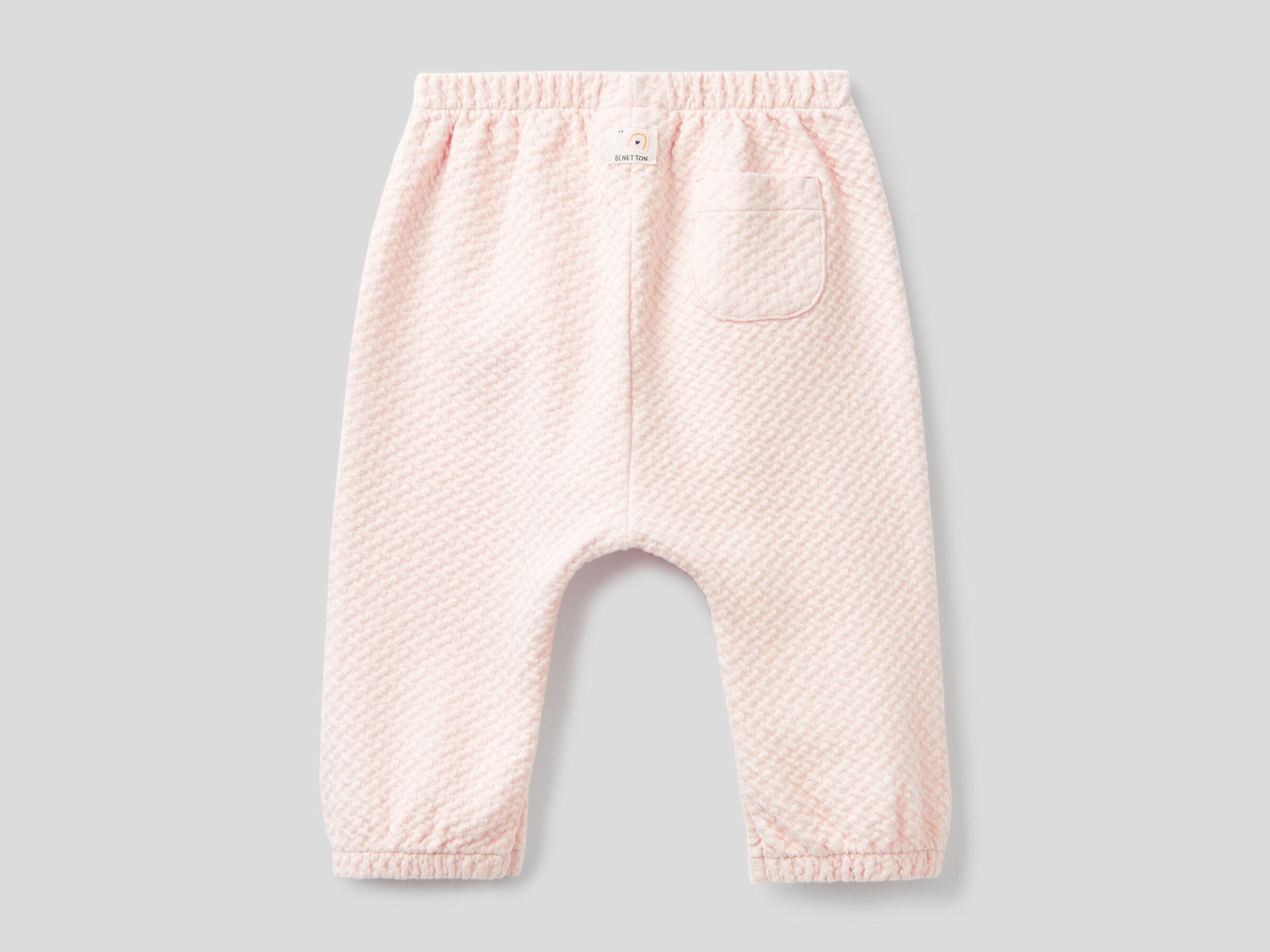 Pantalón de algodón orgánico elástico labrado image number null