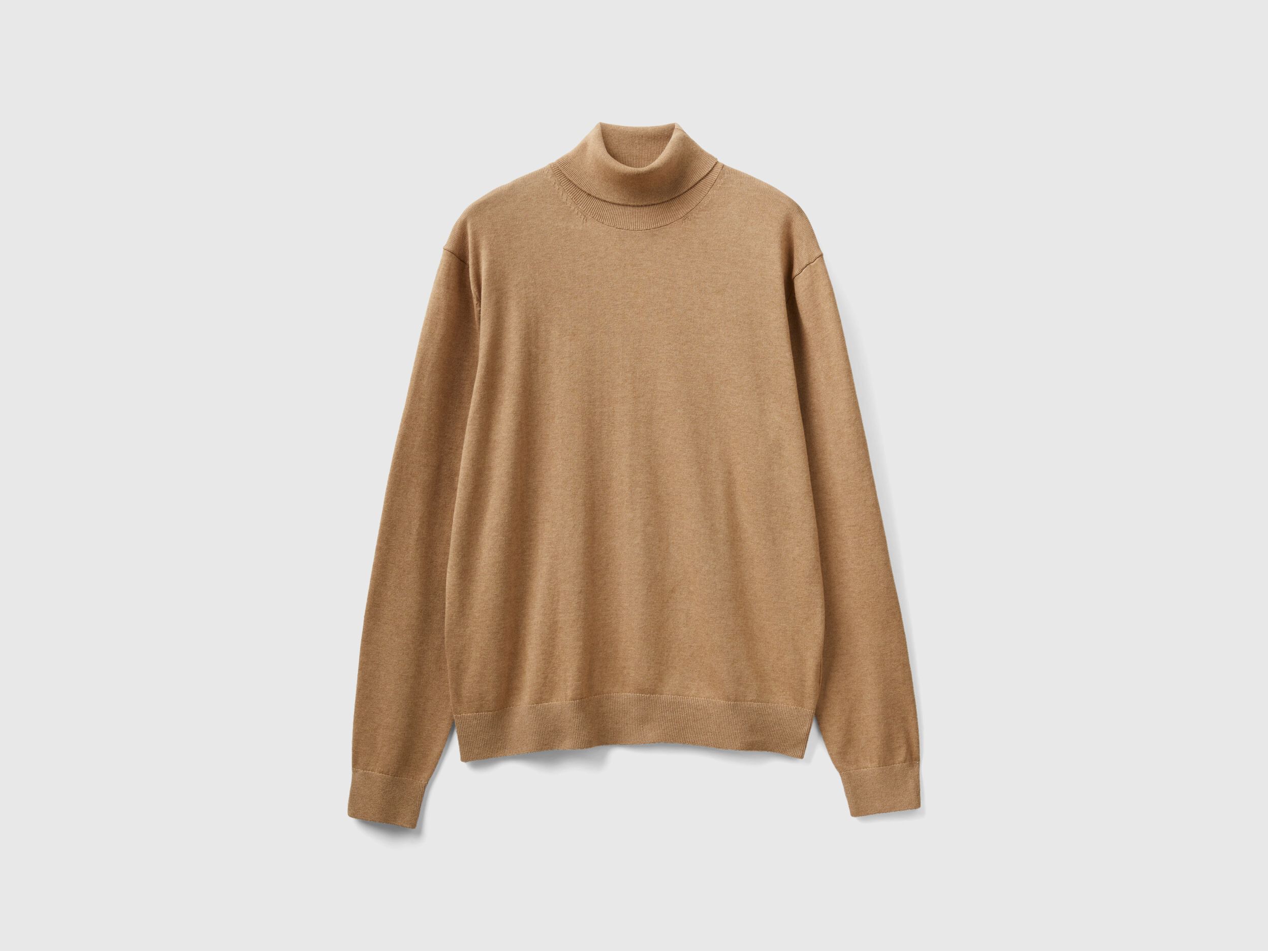 Jersey camel cuello alto outlet