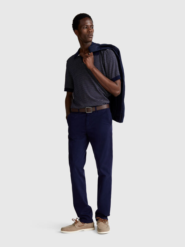 Chinos azul noche slim fit  Hombre
