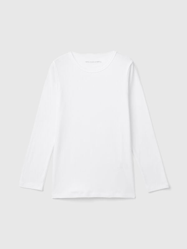 Camiseta de manga larga de algodón cálido Niño