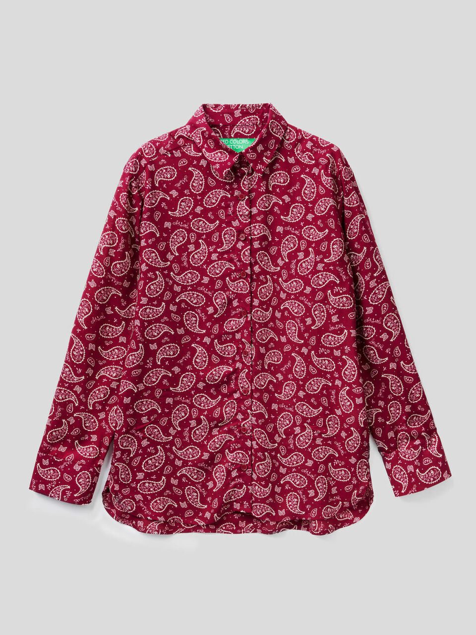 Camisa fluida estampada image number 1
