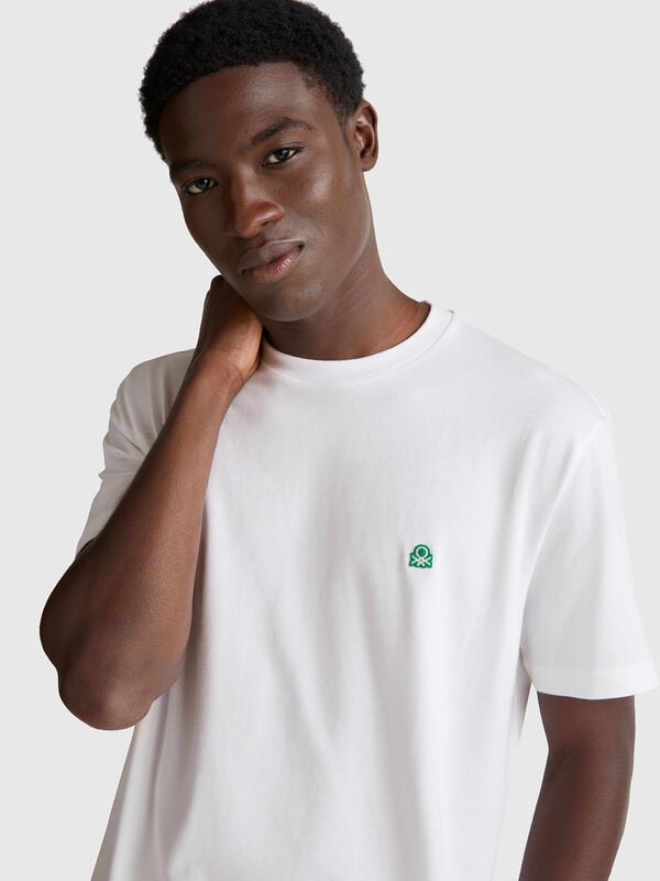 Camiseta básica de algodón Hombre