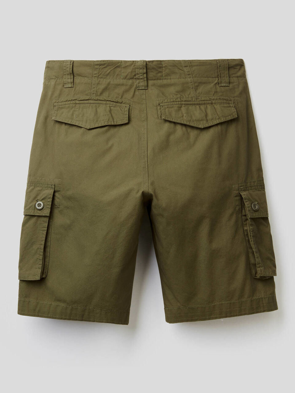 Bermudas cargo de 100% algodón image number 2
