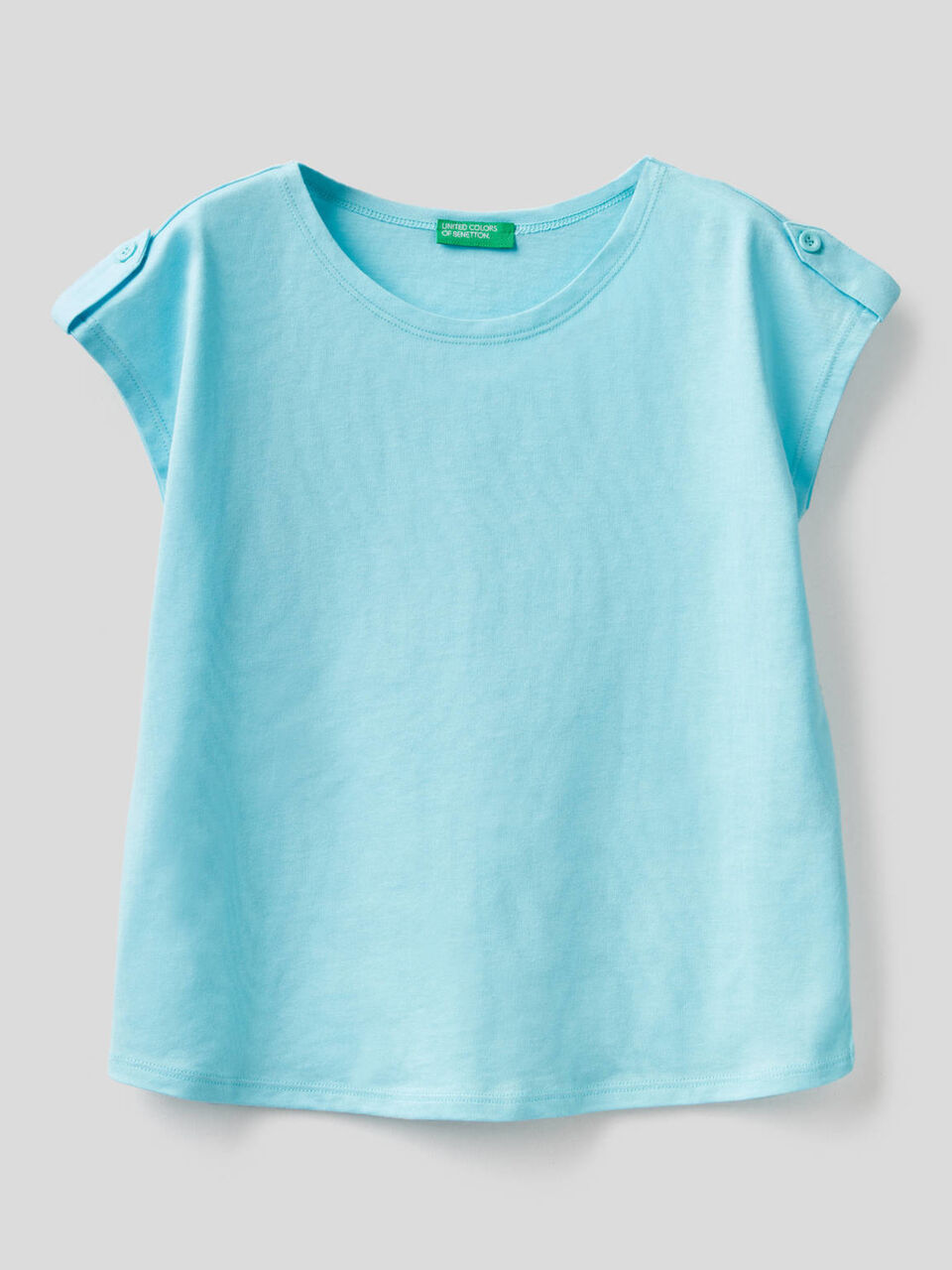 Camiseta lisa de 100% algodón image number 1