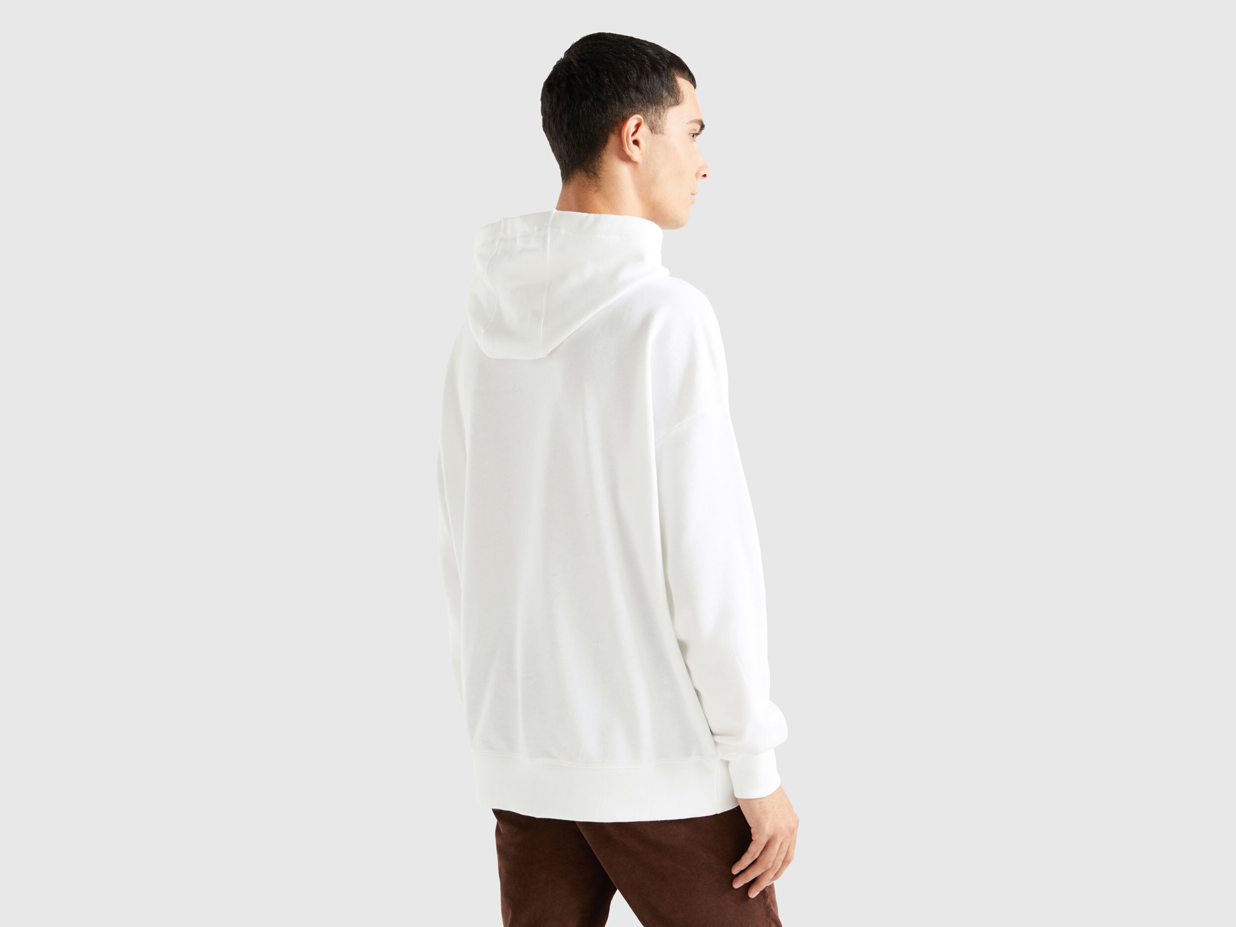 Sudadera blanca benetton top