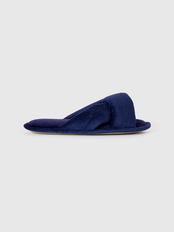 Zapatillas con pala trenzada Mujer
