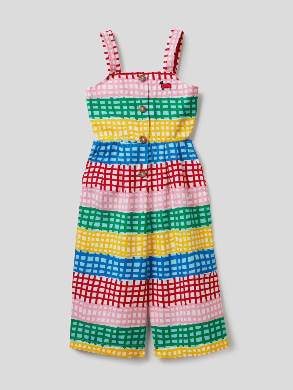 Mono estampado con tirantes image number 1