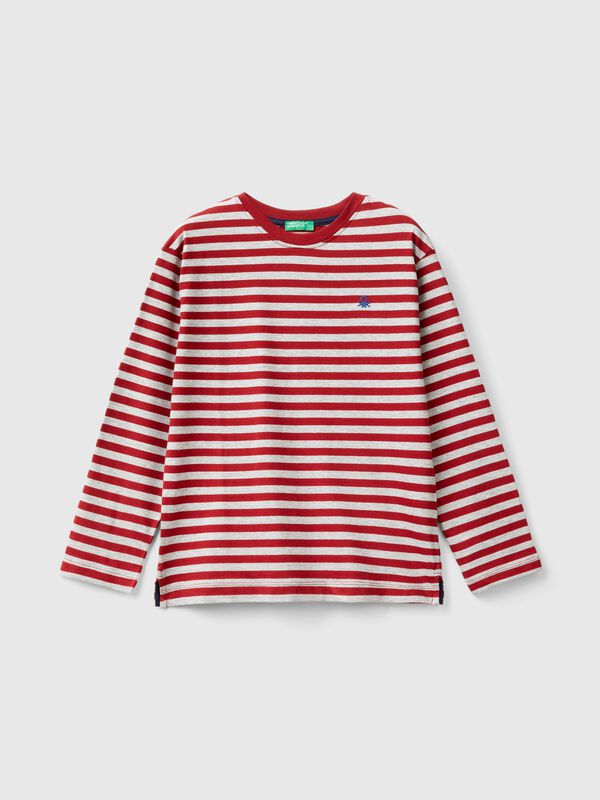 Camiseta de rayas de 100 % algodón Niño