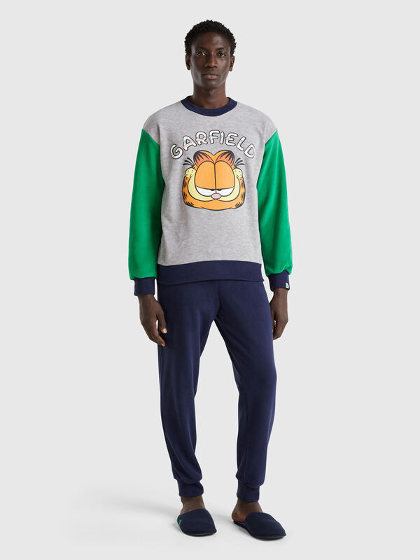 Pijama color block Garfield ©2024 by Paws, Inc. Hombre