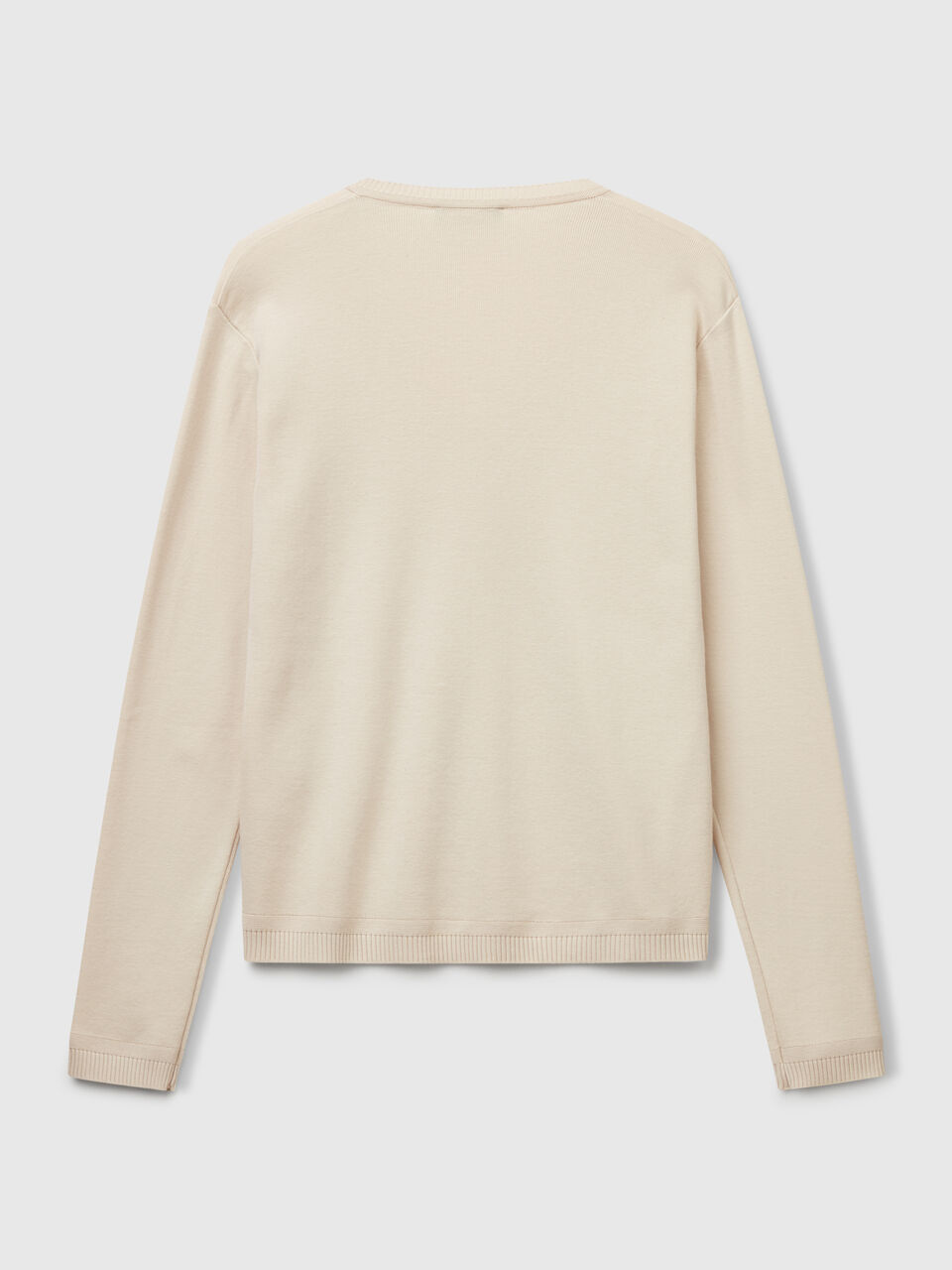 V NECK SWEATER L/S Mujer image number 2