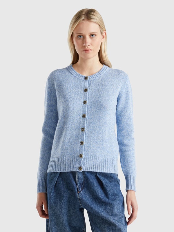 Cárdigan de pura lana Shetland Mujer