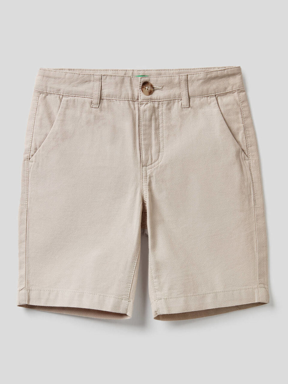 Bermudas de 100 % algodón teñido en hilo image number null