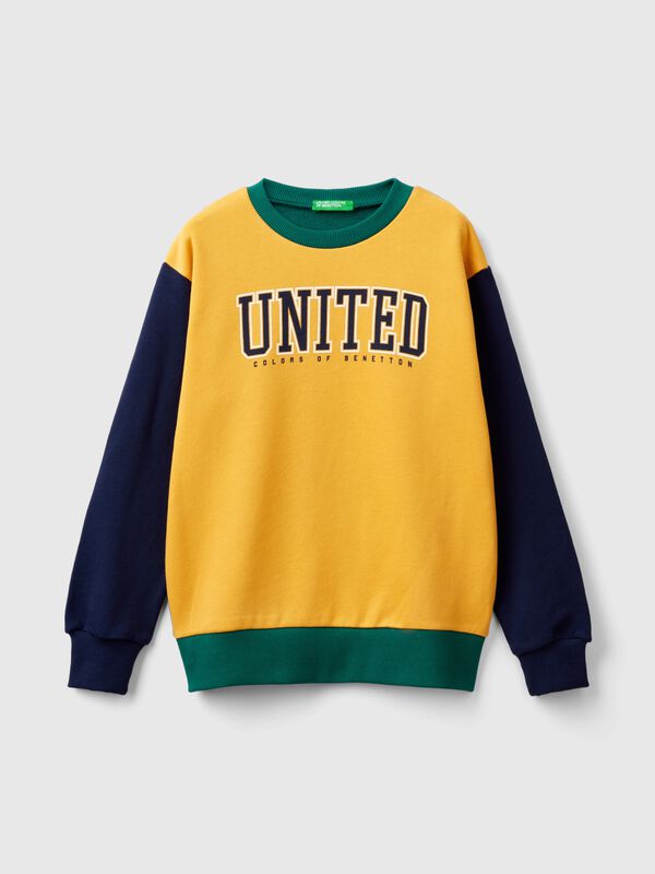 Sudadera con estampado de logotipo Niño