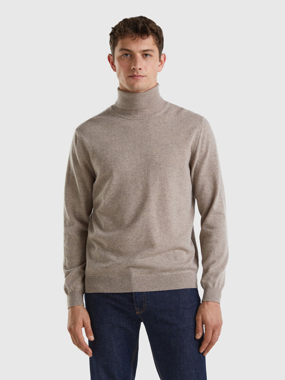 Sweater cuello hot sale alto hombre