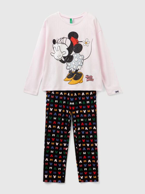Pijama de Minnie con glitter Niña