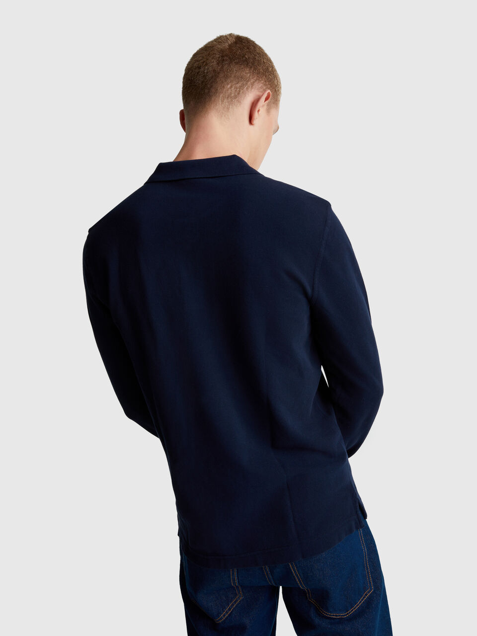 L/S POLO SHIRT Hombre image number null