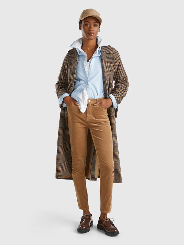 Pantalón de pana de cinco bolsillos Mujer