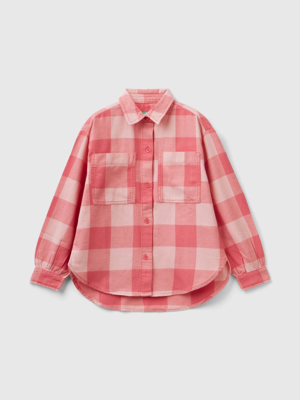 Camisa de cuadros niña top