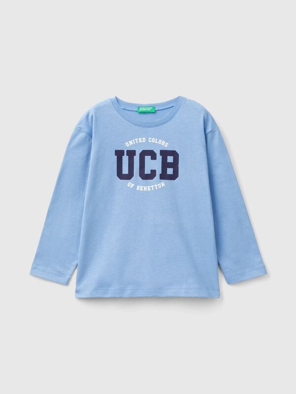 Camiseta de manga larga de algodón orgánico Niño
