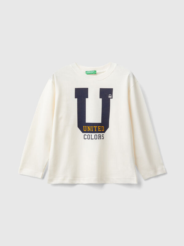 Camiseta de algodón  con estampado Niño